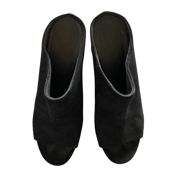 Vince Open Toed Suede Sandals - Picture 3 of 4